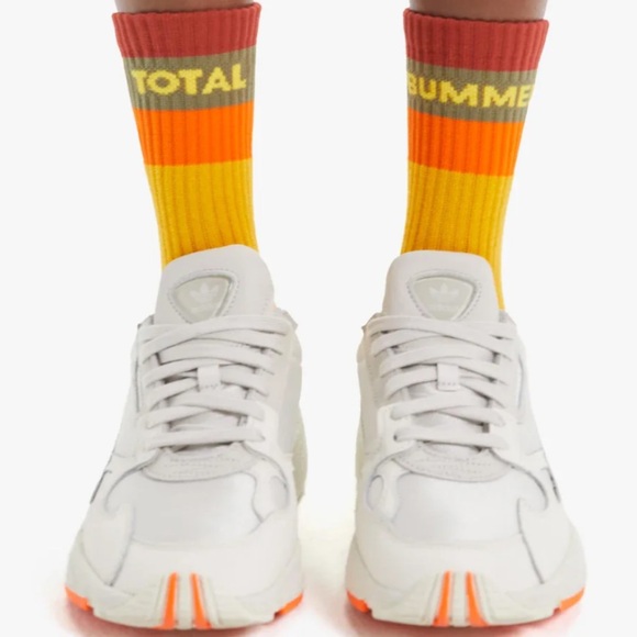 Mother Denim Baby Steps Total Bummer Black Mustard Yellow Hunter Green Socks - Picture 3 of 6